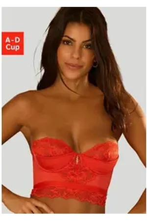 Jette Joop Corsage mit vielen aufregenden Tragevarianten, sexy Dessous, Reizwäsche rot 70