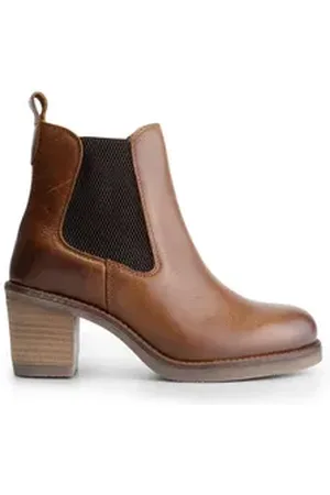 Travelin Ivry Women Cognac 43 Chelseaboots braun 43 EU