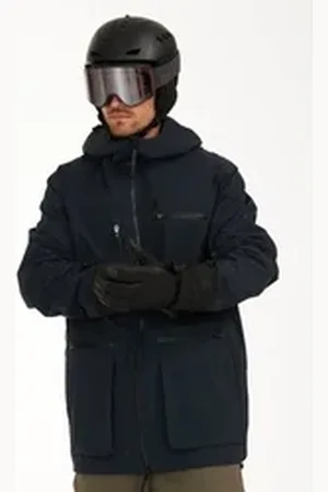 SOS Skijacke Silverton aus wasserdichtem Material schwarz XL