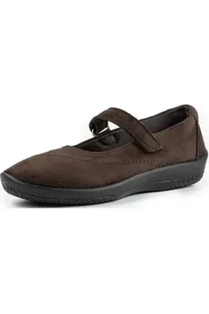 Arcopedico Ballerinas Lederimitat Riemchenballerina braun 36 EU