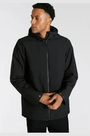 Jack Wolfskin Funktionsjacke NOSTA Outdoorjacke Wasserabweisend und Winddicht, Übergangsjacke schwarz XL