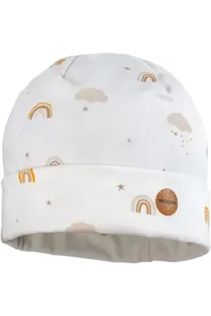 maximo Strickmütze GOTS BABY-Mütze, Umschlagrand weiß 37