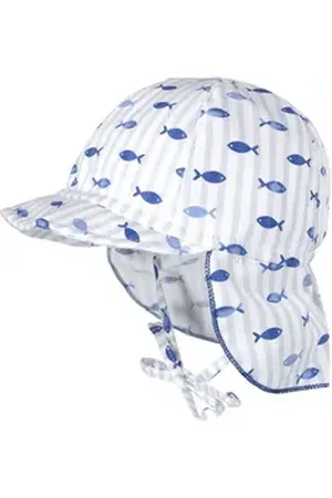 maximo Schirmmütze BABY BOY-Schildmütze, Futter kurzer Nackenschutz, Bindeband, UV 50 Maritim blau 45