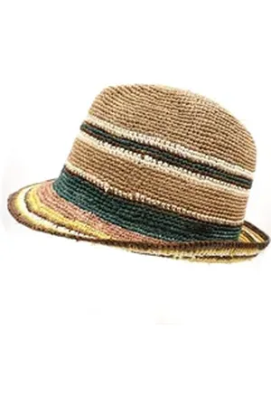 CAPO Strohhut Strohhut, Trilby, bunt (1-St) bunt L/XL