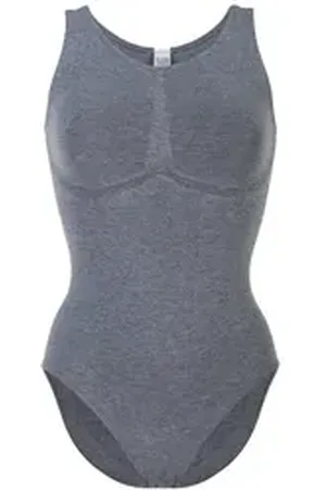BELLY CLOUD Shaping-Body Body mit Kaschmiranteil grau XL