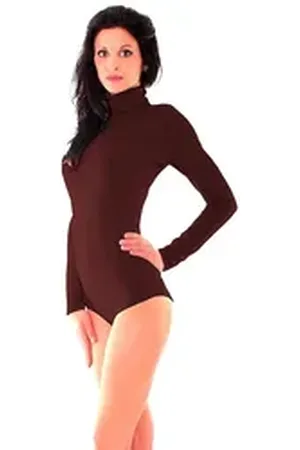 Muse Rollkragenshirt Thermo Body mit Rollkragen 0525 mit langen Ärmeln braun L