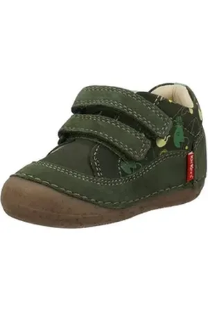 Kickers Sneaker Leder Sneaker grün 18 EU