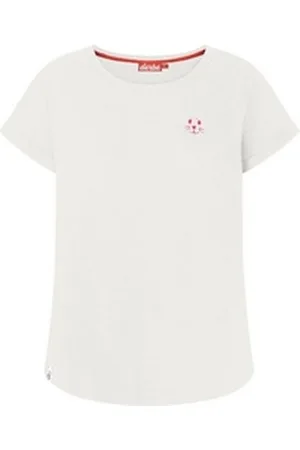 Derbe Print-Shirt Robbenschnute Damen T-Shirt (1-tlg) weiß S
