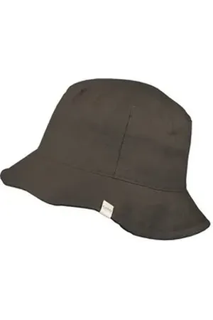 CAPO Fischerhut Stoffhut, Leinen braun S/M