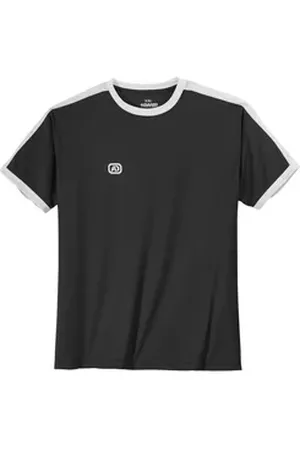 Adamo Rundhalsshirt Übergrößen Funktionsshirt schwarz schwarz 8XL