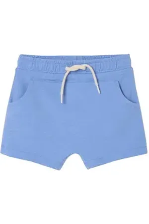 Vertbaudet Bermudas Jungen Baby Sweat-Bermudas blau 92/98