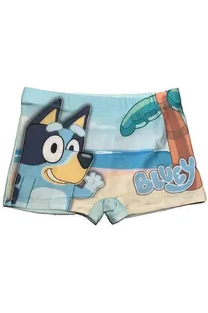 Bluey Boxer-Badehose Badehose für Jungen hellblau blau 92/98
