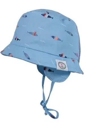 maximo Fleecemütze BABY-Hütchen, "maritim" Ohrenklappen, Jerseyeinsatz, Bindeband Maritim blau 41