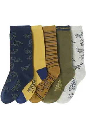 Vertbaudet Socken 5er-Pack Jungen Socken Dinos 5er-Pack grün 27/30