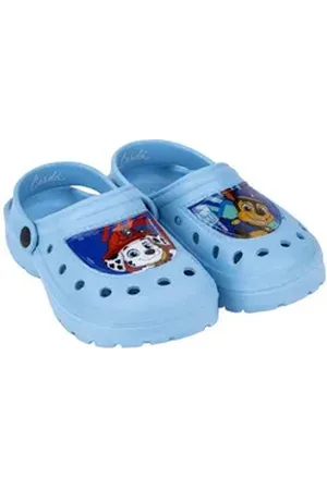 Paw Patrol Jungen Kinder Clogs Badeschuhe Chase Marshall Clog Gr. 22 bis 29 blau 26-27 EU