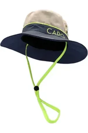CAPO Fischerhut Fischerhut, große Krempe Neon blau L/XL