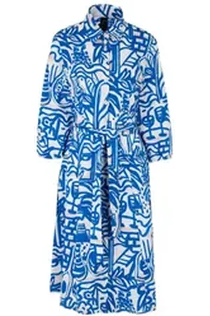 Marc Cain Midikleid Kleid blau 44