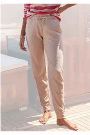 H.I.S H.I.S Relaxhose im maritimen Stil, Loungeanzug braun 40/42