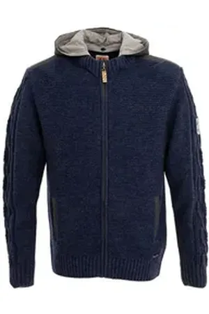 Mark Maddox Trachtenstrickjacke BRUNECK blau 56