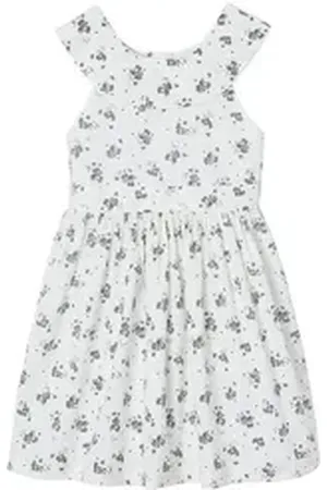 Vertbaudet Minikleid Festliches Mädchen Kleid mit Blumenprint weiß 86