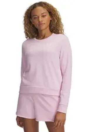 Under Armour ® Fleecepullover Damen Pullover Rival Terry Crew 1389659 rosa S
