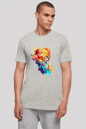 F4NT4STIC T-Shirt Basketball Sport Player UNISEX Print grau 4XL