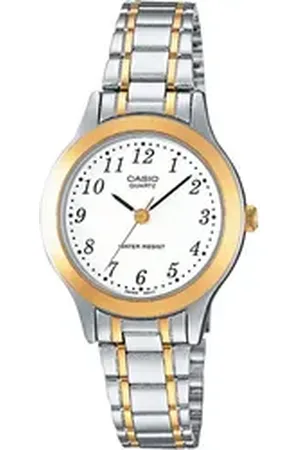 Casio TIMELESS COLLECTION Quarzuhr LTP-1263PG-7BEG, Armbanduhr, Damenuhr, analog, Edelstahlarmband silberfarben