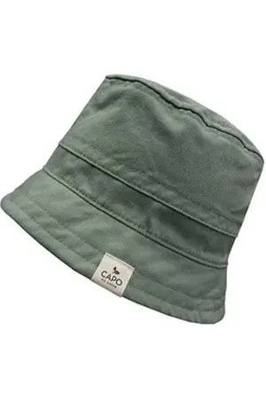 CAPO Fischerhut Stoffhut, Canvas, kbA organic cotton, Futter, UV 50 grün L/XL