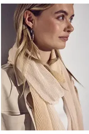 Street one Halstuch, im Plissée Look beige