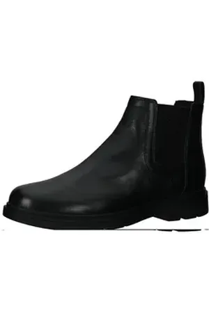 Geox Stiefelette Leder/Textil Stiefelette schwarz 44 EU