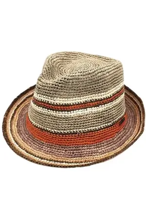 CAPO Strohhut Strohhut, Trilby, bunt (1-St) bunt L/XL