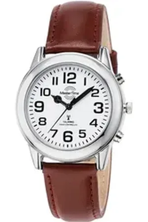 Master Time Quarzuhr MTGA-10806-12L Sprechende Herren-Funkuhr Herrenuhr 40mm MTGA-10806-12L Sprechende Herren-Funkuhr Herrenuhr 40mm