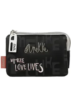 Anekke Geldbörse Peace & Love schwarz