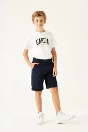Garcia Bermudas mit Aufschlag for BOYS blau 158