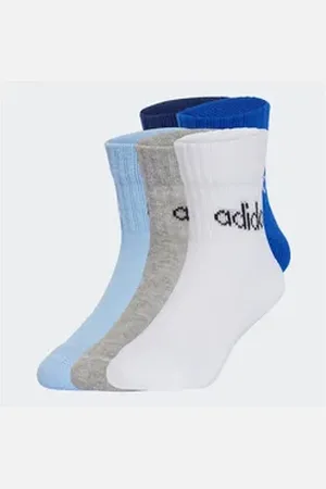 adidas Performance Funktionssocken KIDS LIN ANK 5P (5-Paar) blau XL (28/30)