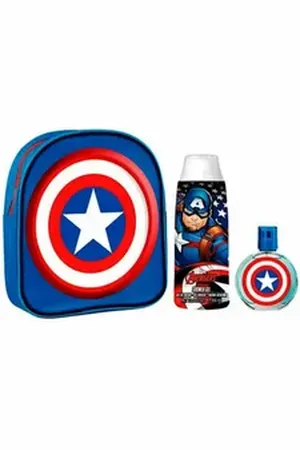 Marvel Duft-Set Captain America Eau De Toilette Spray 50ml Set 3 Artikel