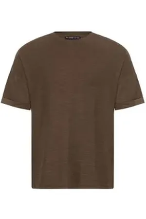 Redbridge T-Shirt Red Bridge Herren T-Shirt Basic Ziernaht braun XL