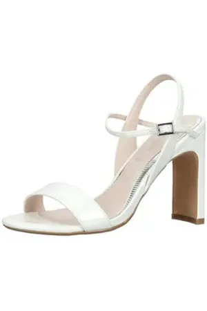 Buffalo Sandalen Lederimitat High-Heel-Sandalette weiß 41 EU