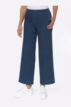 WITT WEIDEN Bequeme Jeans Jeans-Culotte blau 24
