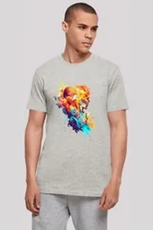F4NT4STIC T-Shirt Basketball Sport Player UNISEX Print grau XXL