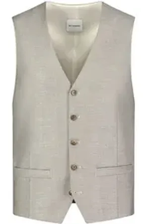 Roy Robson Anzugweste Baukasten-Weste - Slim Fit beige 48
