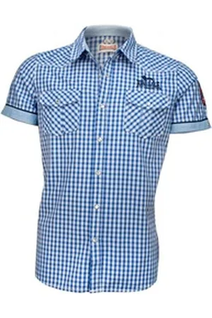 Lonsdale London Kurzarmhemd Berny blau M
