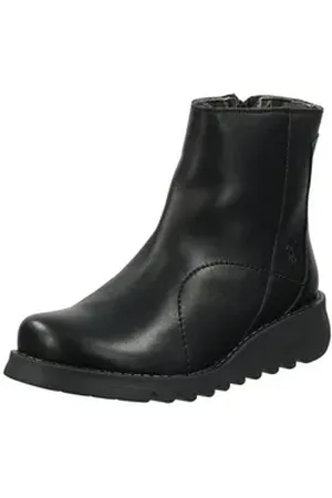 Fly London Stiefelette Leder Stiefelette schwarz 37 EU