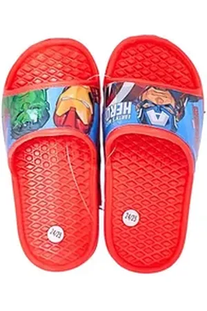 Marvel The Marvel Badeschuh (2-tlg) Jungen Schlappen Größe 24 - 31 bunt|rot 24-25 EU