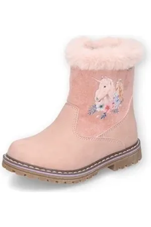 Dockers By Gerli Winterboots Schlupfboots, Winterstiefel, Snowboots mit Dock-Tex Ausstattung rosa 30 EU