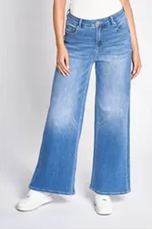 Zhrill 5-Pocket-Jeans TESSA mit ausgestelltem Bein, Schlag blau 31