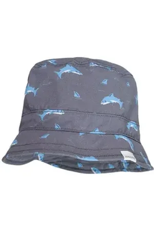 maximo Fischerhut MINI BOY-Fischerhut, Druck UV 50 blau|grau 51