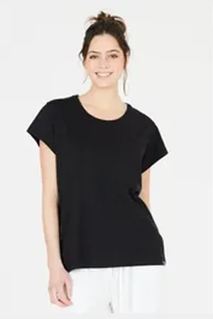 Cruz Funktionsshirt Highmore im smarten Basic-Look aus reiner Baumwolle schwarz 46