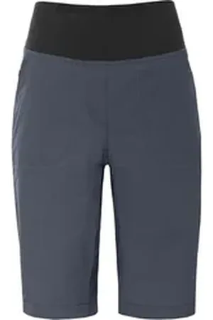 Bergson Outdoorhose PUSULA COMFORT Bermuda Damen Wandershorts, leicht, elastisch, strapazierfähig, Normalgrößen blau|bunt|grau 40