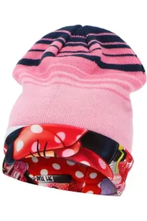 Disney Minnie Mouse Beanie Flauschige Mütze für warme Ohren 54cm
